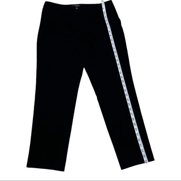St. John Black Mid Rise Dress Pants Size 4 - Picture 9 of 9